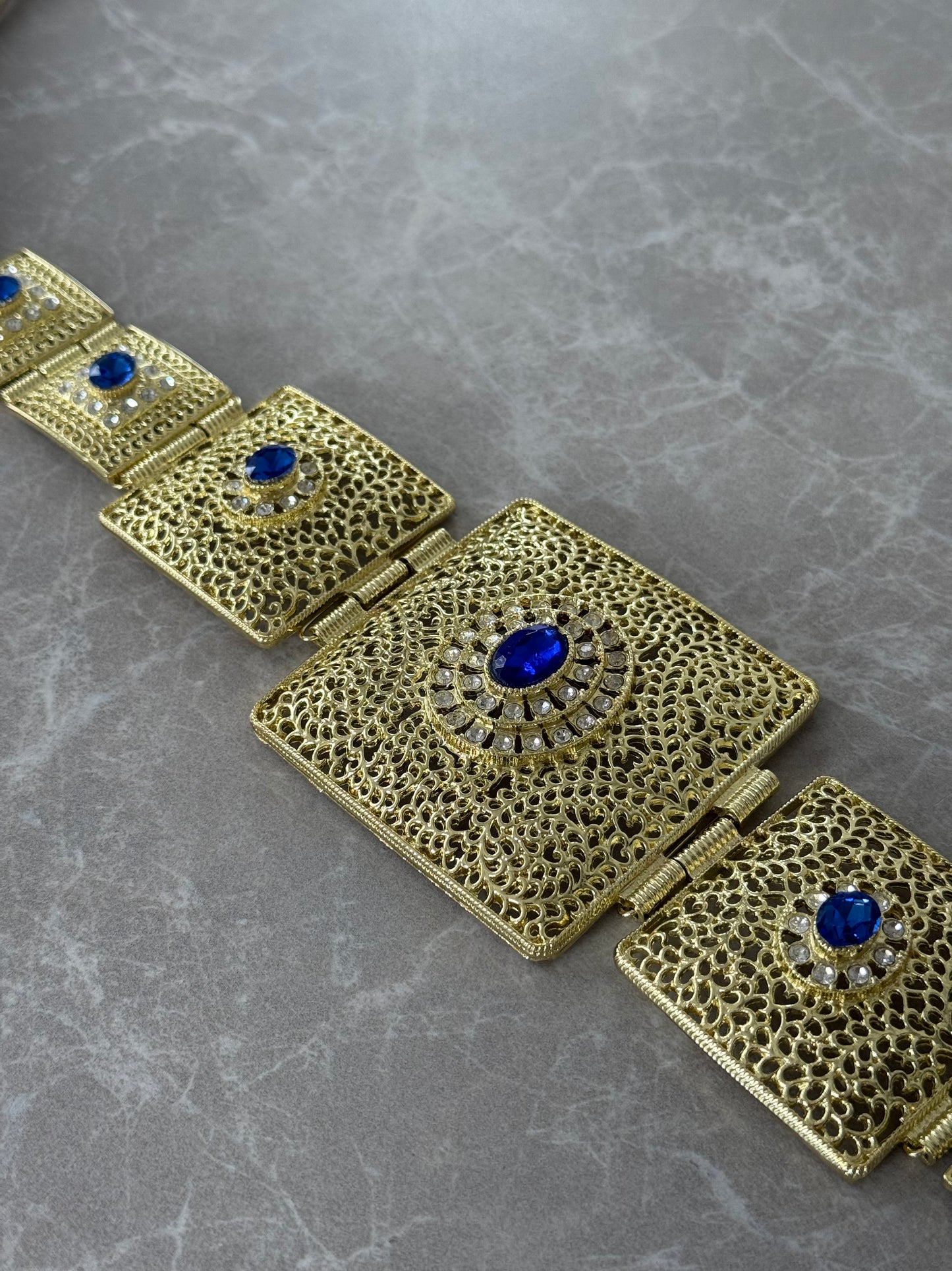Mdamma Royal Blue Stones