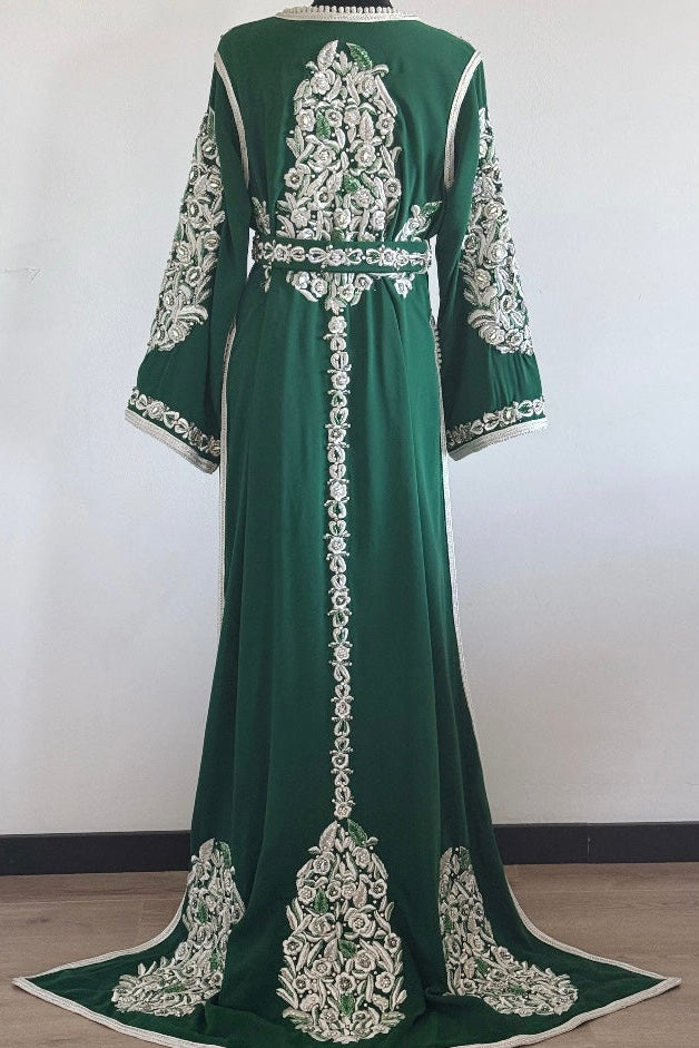 Takchita Silver in Green