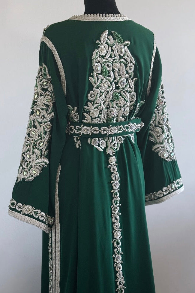 Takchita Silver in Green