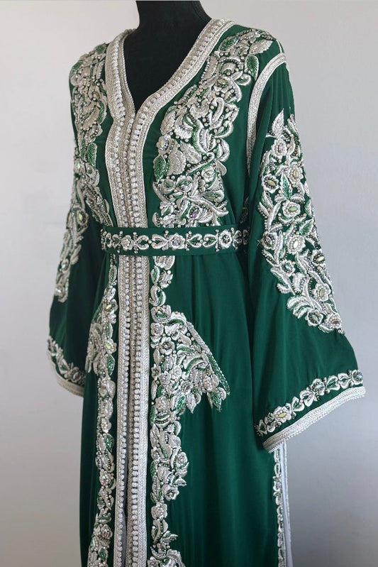 Takchita Silver in Green