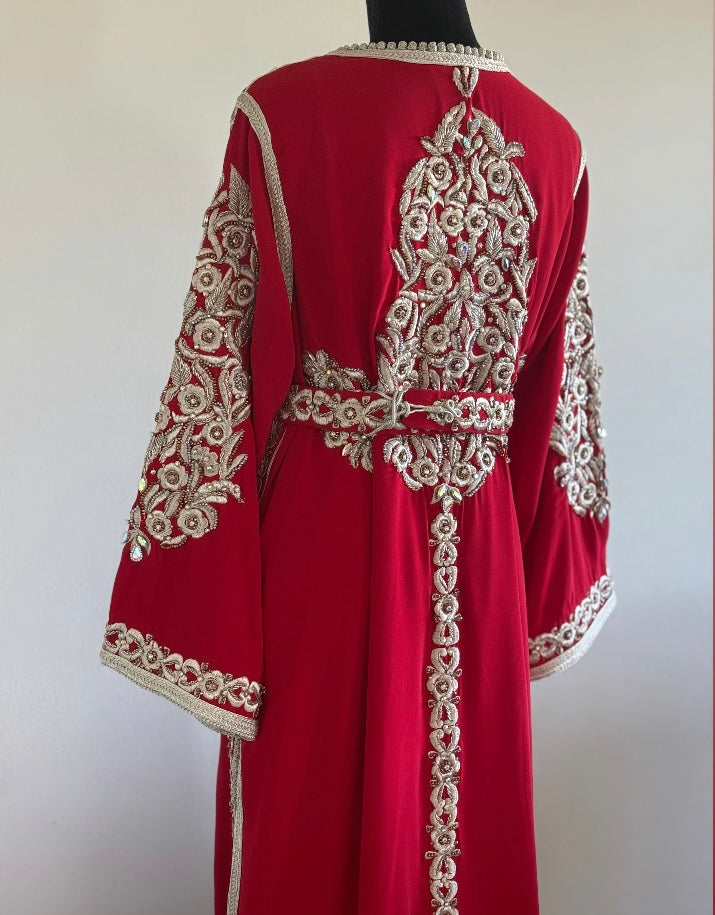 Takchita Silver in Red