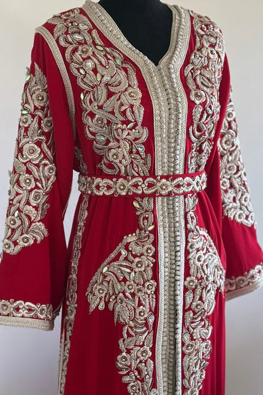 Takchita Silver in Red
