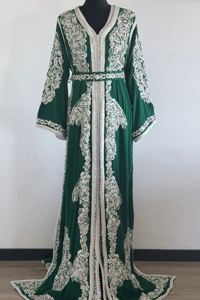 Takchita Silver in Green