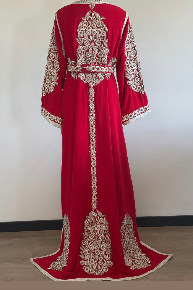 Takchita Silver in Red