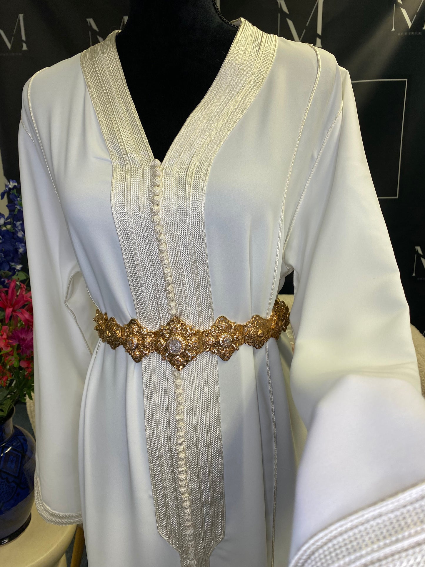 Timeless Caftan in Off White