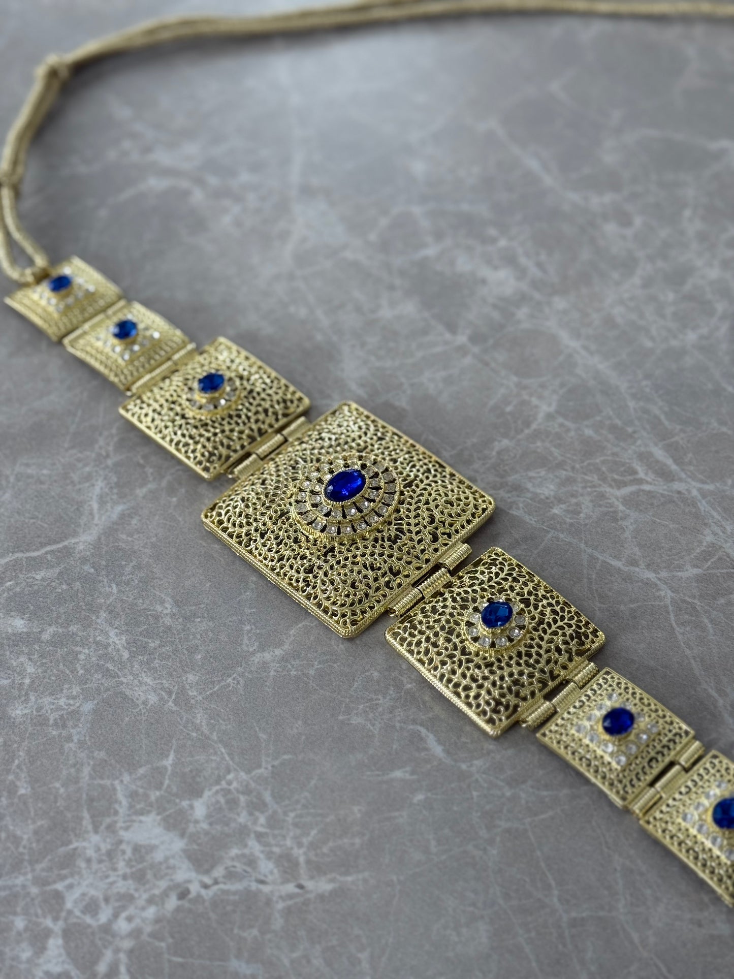 Mdamma Royal Blue Stones