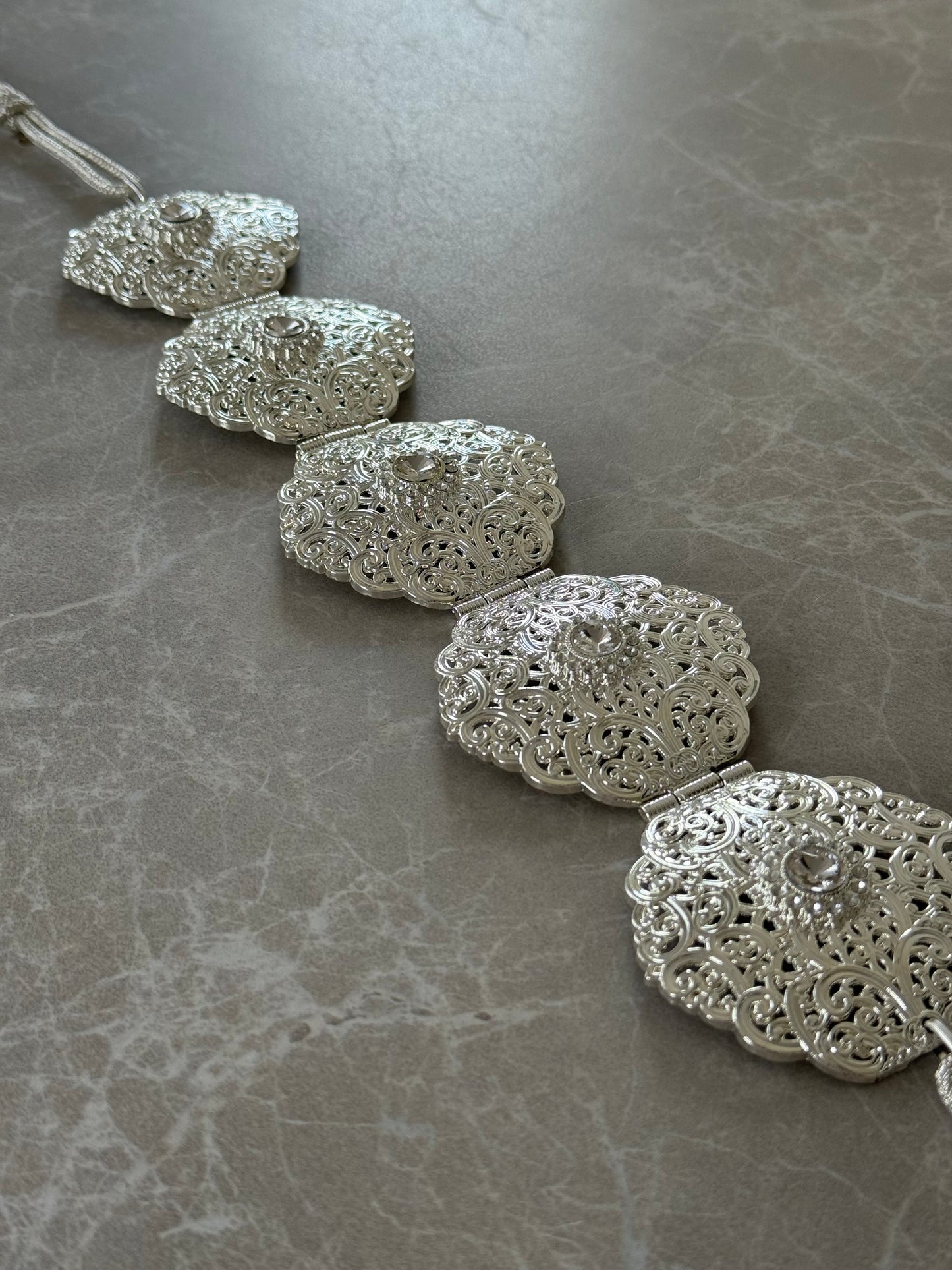 Mdamma Silver White Stones