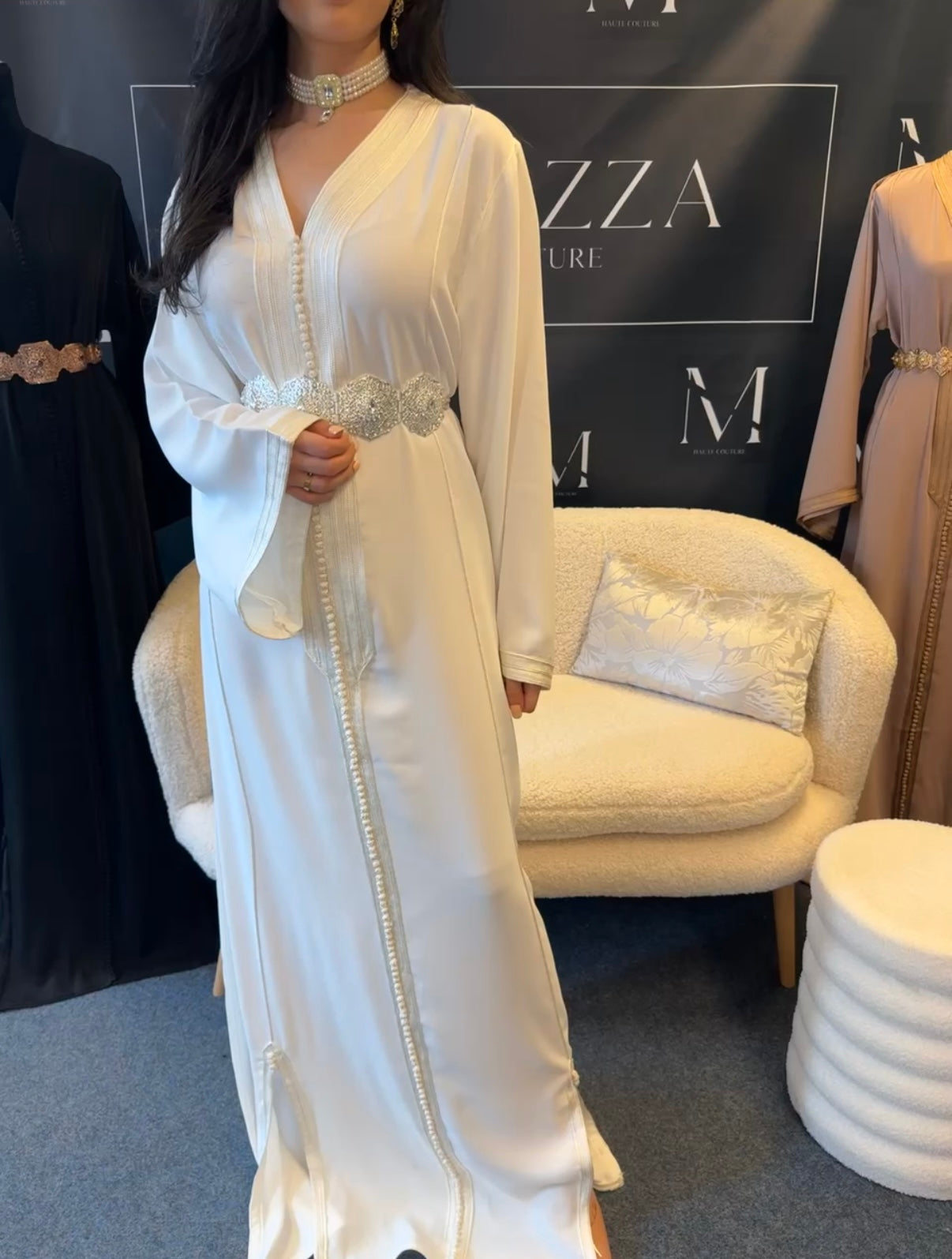 Timeless Caftan in Off White
