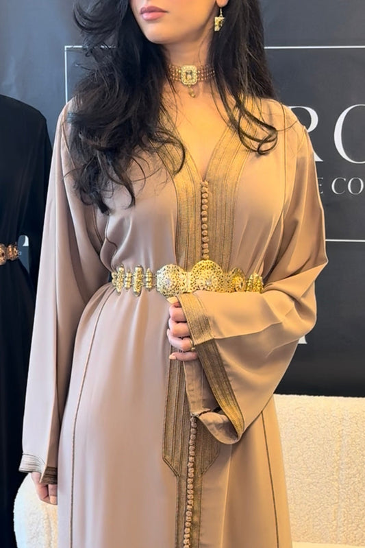 Timeless Caftan in Nude