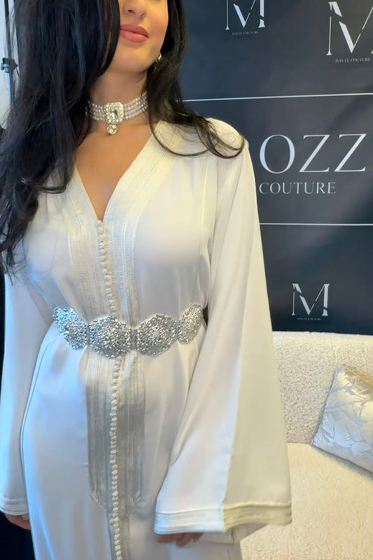Timeless Caftan in Off White