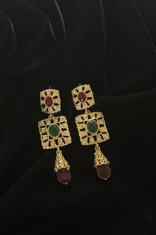 Royal Square Earrings