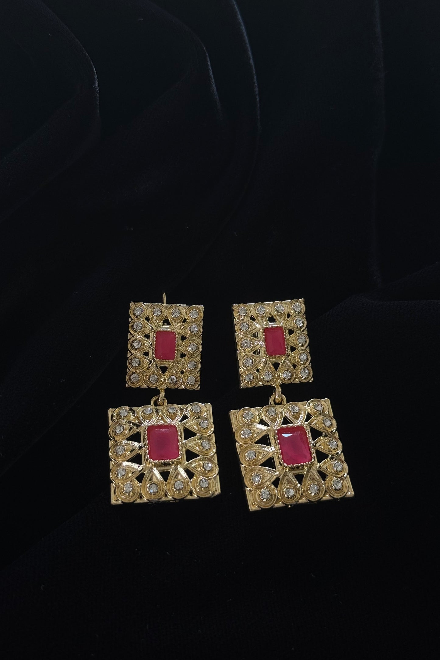 Beldi Square Earrings