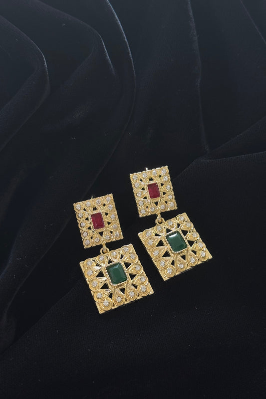 Beldi Square Earrings