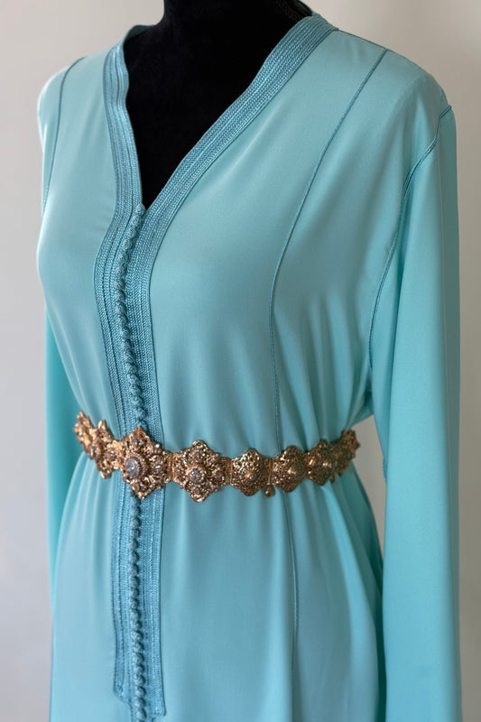 Timeless Caftan in Soft Blue