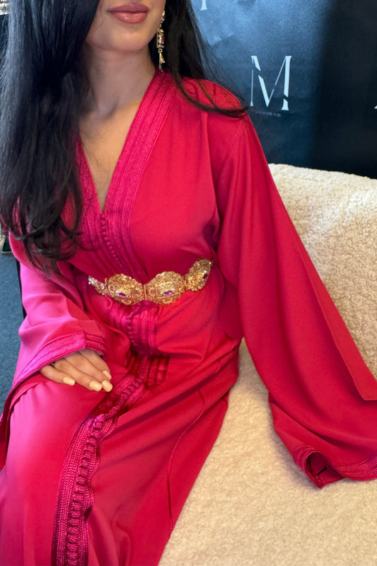 Timeless Caftan in Fuchsia